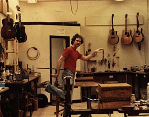 kent in his shop 1984
